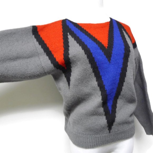 VTG 80s BHS pure new Shetland wool sweater - Picture 2 of 5